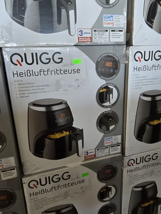 Нов фритюрник с горещ въздух/Air fryer Quigg