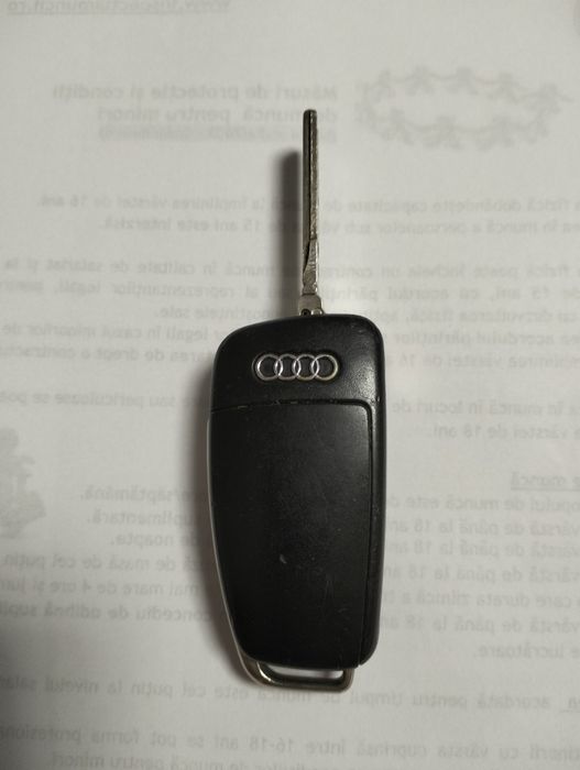 Cheie Audi, frecvența de 868 Mhz