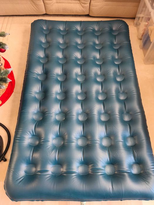 Saltea gonflabila, 2 persoane, 190x120 cm + pompa de picior