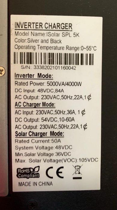 Invertor solar 4kw 48V