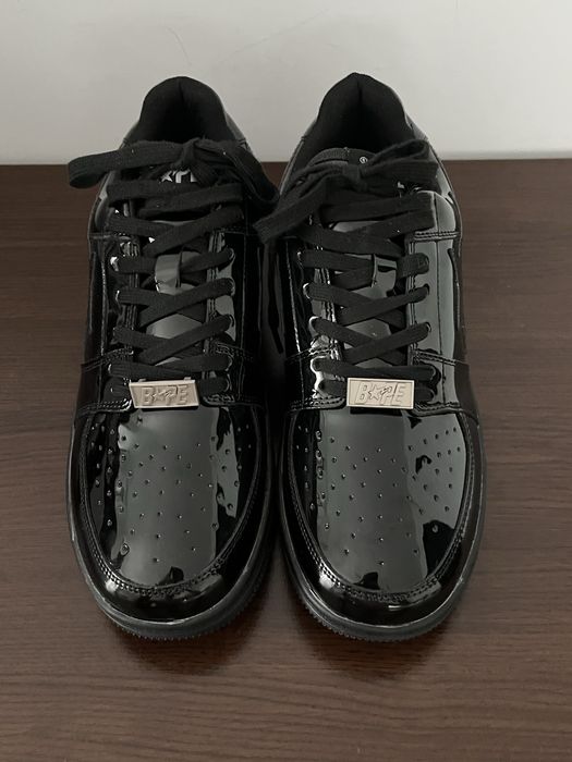 Vand pereche  BAPESTA low patent black