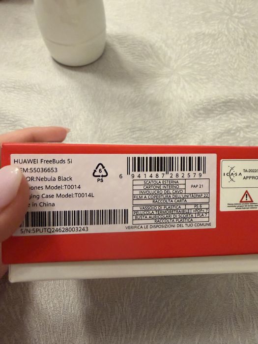 Слушалки huawei free buds 5 i