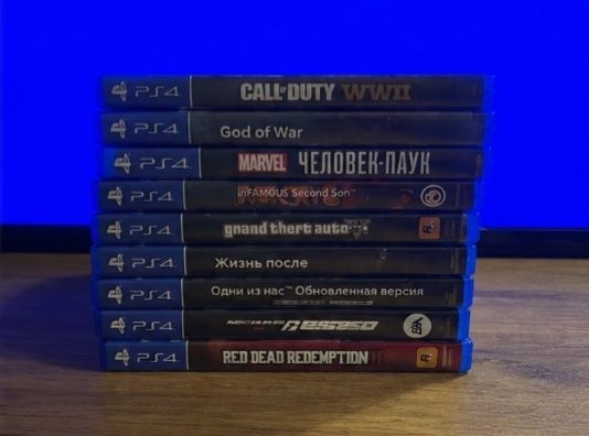 PS4 Slim 1TB 9 игр 1 джойстик