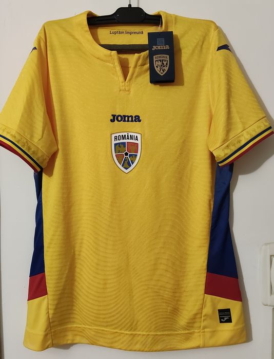 Tricou oficial de joc FRF Nationala Romaniei, Galben