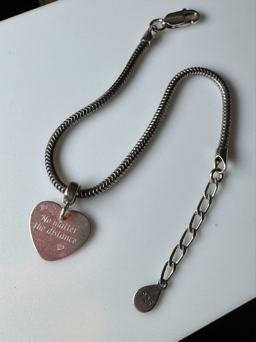 Bratara Argint 925 cu pandantiv inima