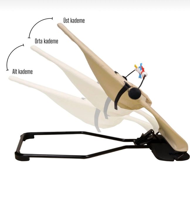 Бежово бебешко гнездо Cotton – люлеещо се