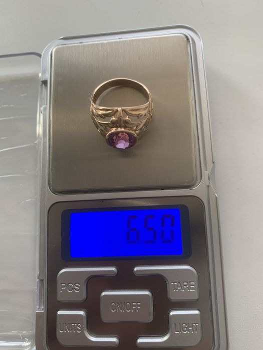 Кольцо  - ювелирный зааод  СССР , со звездой .