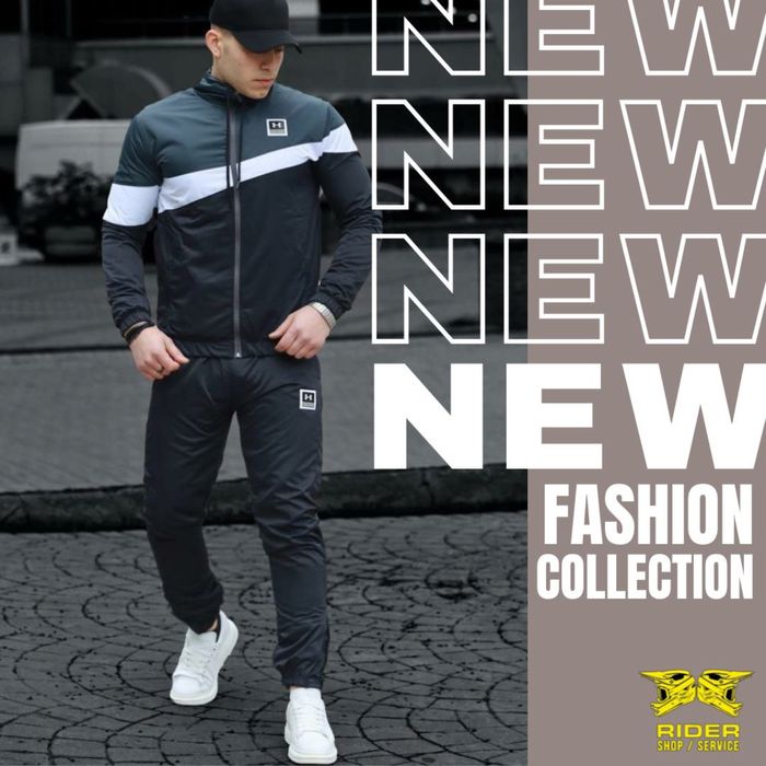 Скидка 20% Мужской спортивный костюм