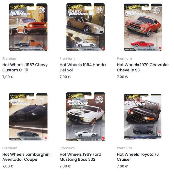 Метални колички Hot Wheels Premium, RLC и Ferrari Racer
