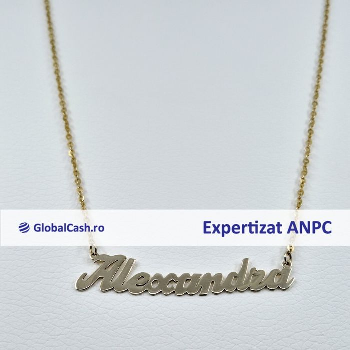 Lant cu pandantiv din aur de 14k, 5.61g | GlobalCash.ro #LU28540