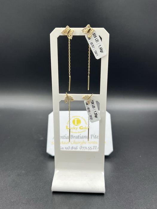 Cercei aur 14k diverse modele