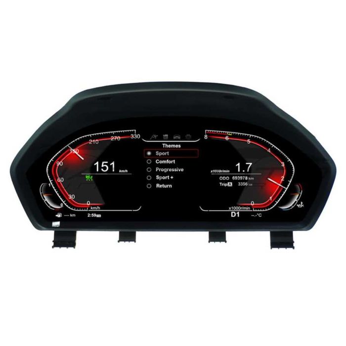 Дигитално Табло 12.3” за BMW БМВ E60 / E61 – Full LCD Cluster НА СКЛАД!