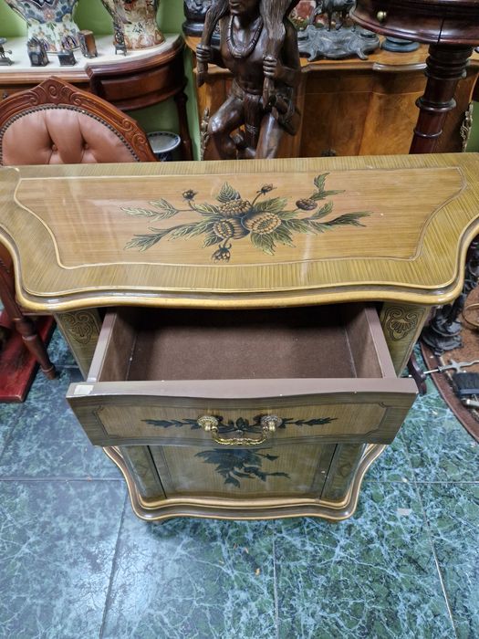 Уникален антикварен холандски скрин комод - Японски череша