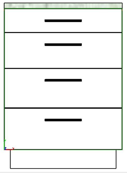 Тумба с щиками, 600 для кухни. Создам проект с присадкой.