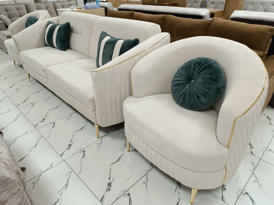 Шикарный комплект диван с креслами НА СКИДКЕ!