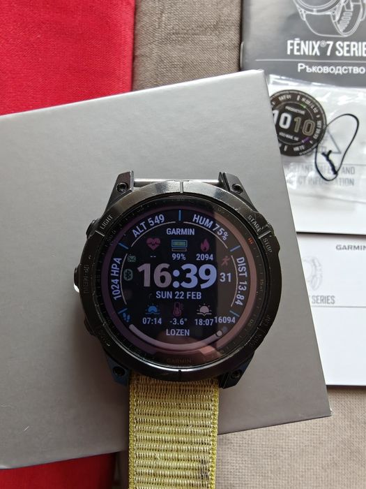 Garmin fénix 7 sapphire solar
