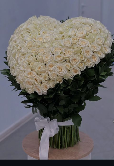 Роза из форма сердечко цена от 35.000