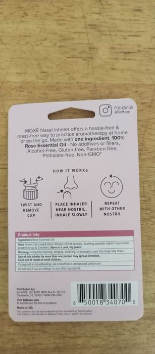 Назальный карандаш с ароматом розы