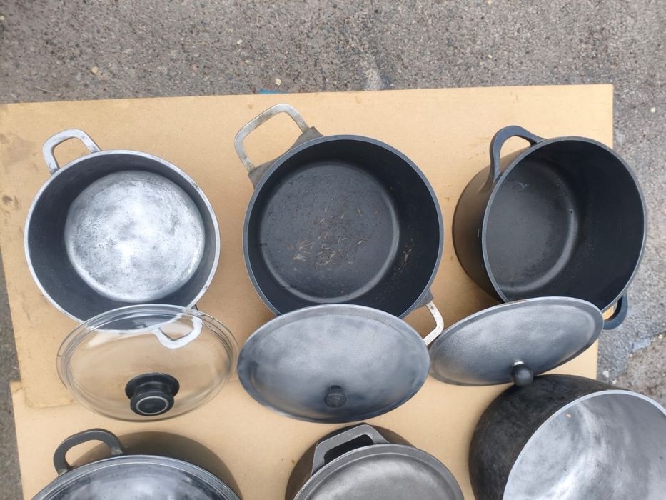 Казаны и утятница производства СССР