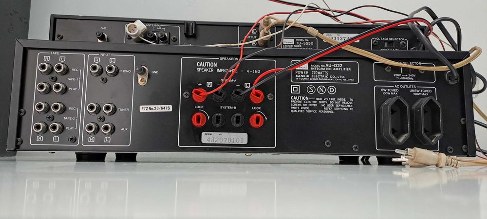 Linie Audio Sansui AU-D22 + Tuner – Super Feedforward – Stare de Muzeu