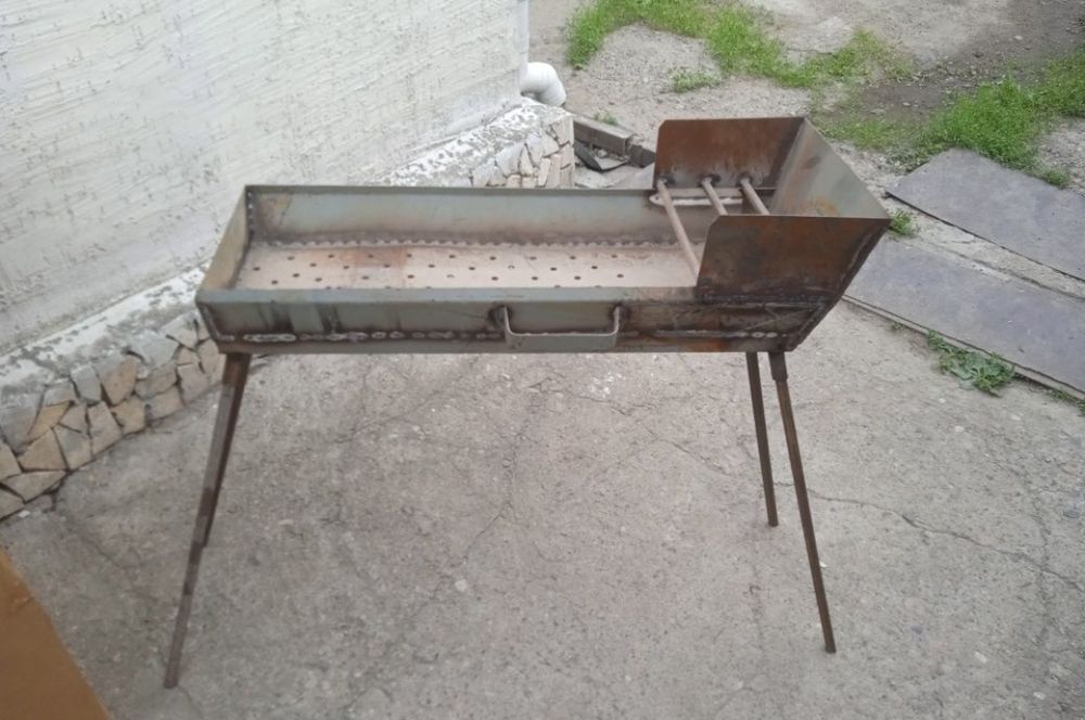 Мангал со сьемными ножками