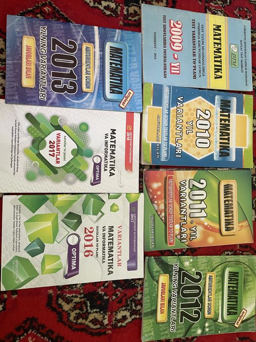 Matematikadan test variantlari abutiriyentlar uchun