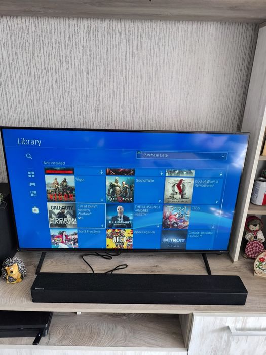 PlayStation 4 Slim 500 GB + 1 джойстик + 30+ игри