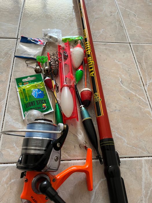 Нова въдица макара и такъми.