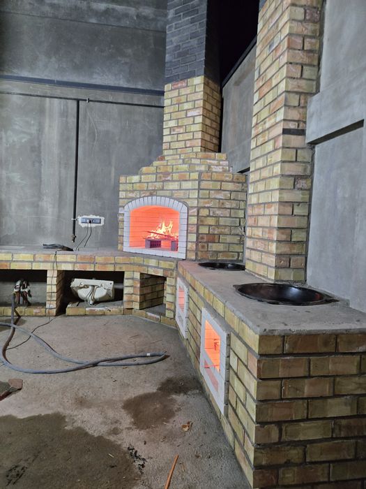 СТРОИТЕЛЬСТВО КАМИН. Летняя кухня. Очаги барбекю