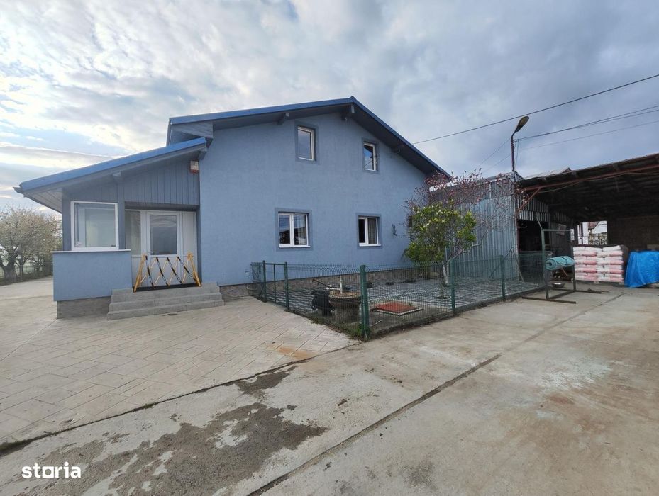Casa si depozit materiale constructii( 35 km de Bucuresti)