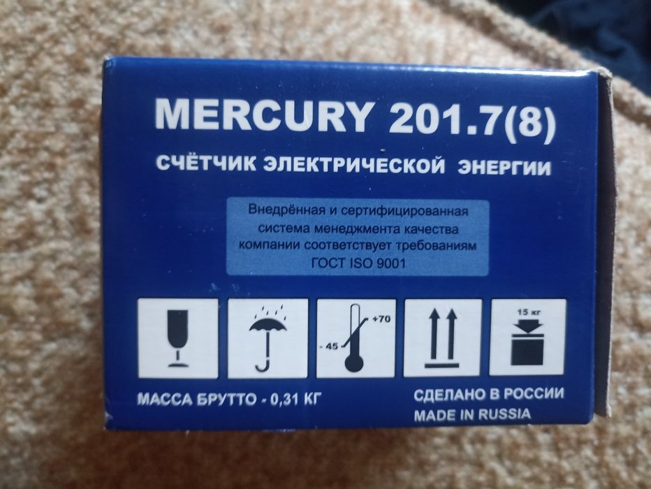 Электросчетчик MERCURY 201.7