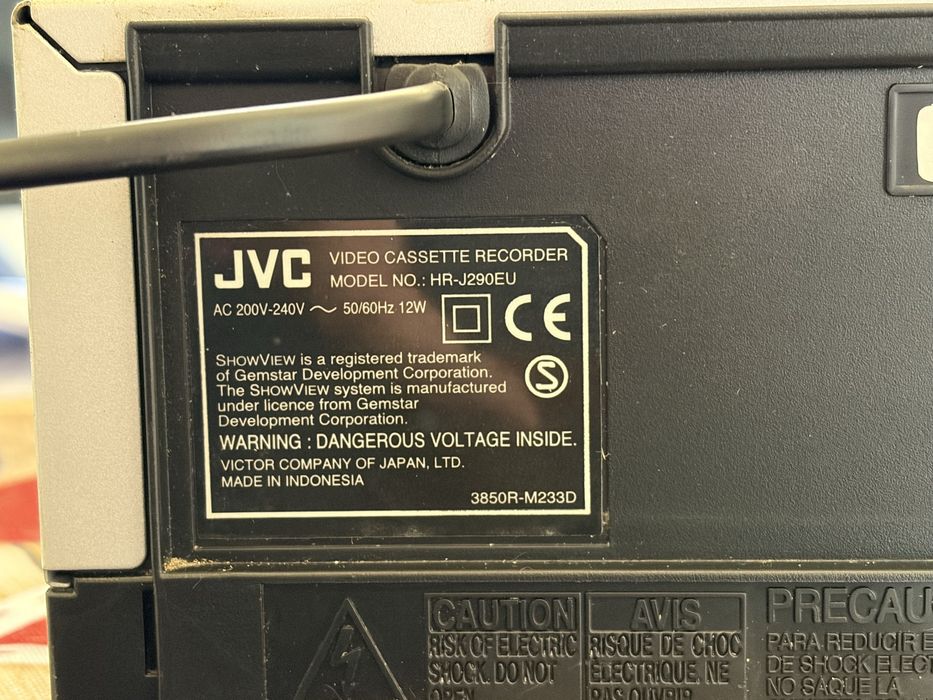 Video JVC HR-290