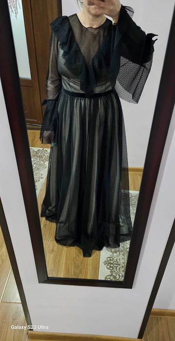 Rochie de seara neagra marimea 44