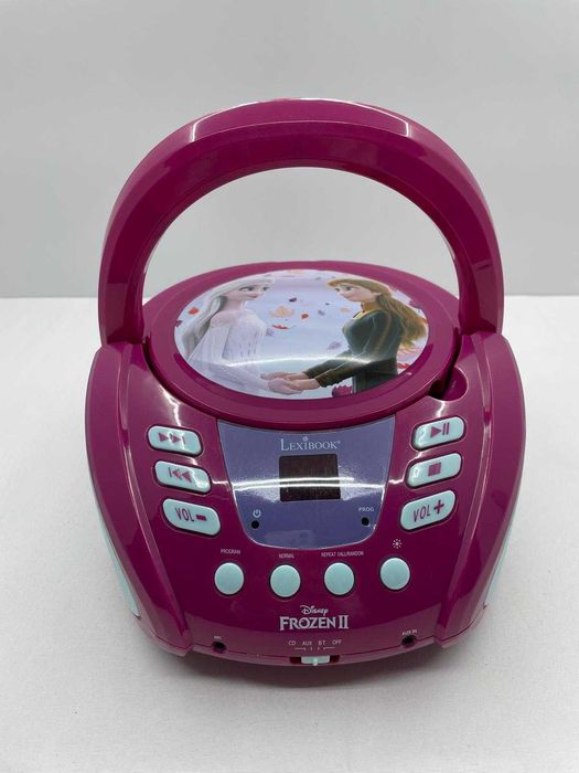 CD player Bluetooth pentru copii, portabil, Lexibook Disney Frozen 2