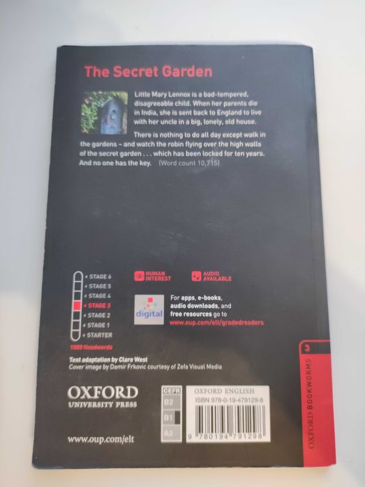 Oxford Книга на английском The Secret Garden (Frances Hodgson)