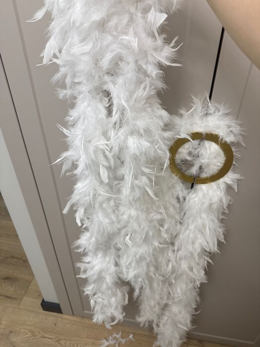 Боа перья марабу