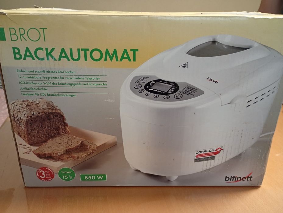 Mașină de făcut pâine bifinett nouă