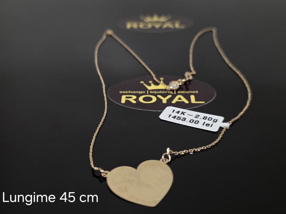 Bijuteria Royal: Lanț aur 14k/2.80 gr