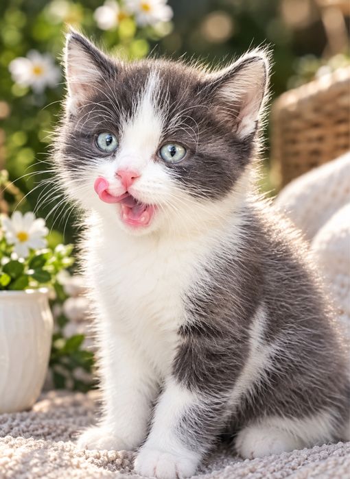 Маленький котенок