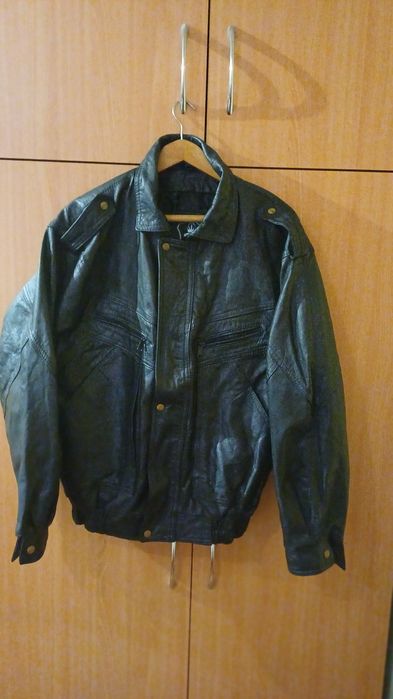 Мъжко кожено яке SILVER