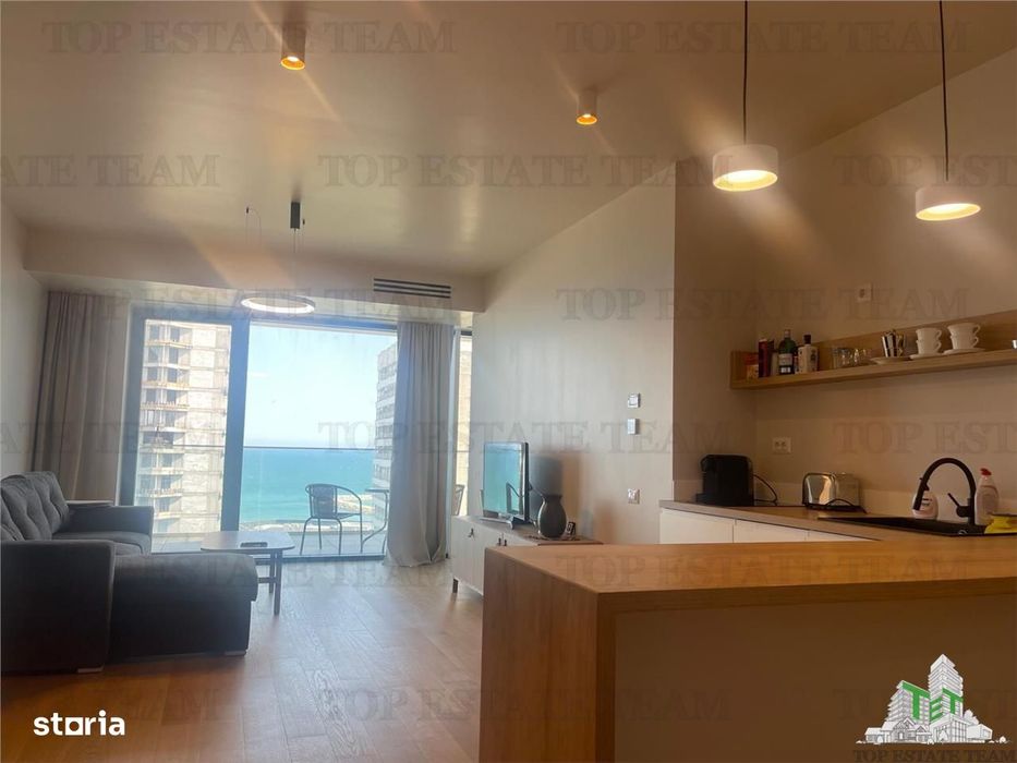 Apartament 2 camere vedere frontala la mare , complex exclusivist - di