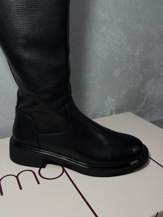 Сапоги весенние кожанные