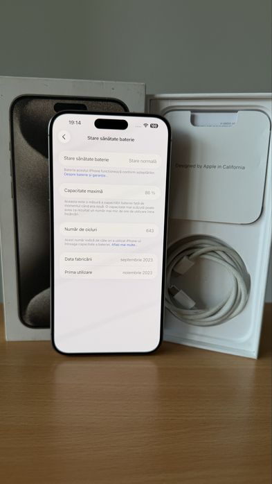 iPhone 15 Pro Max 512Gb impecabil