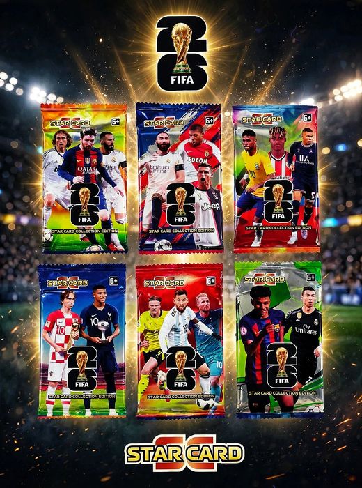 Коллекционные Футбольные Карточки FIFA World Cup 2026.
