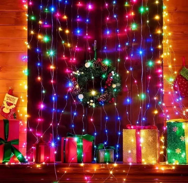 Новая, в упаковке, шторная гирлянда