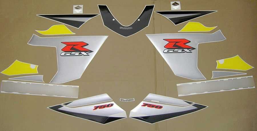 Стикери Сузуки 750 GSXR 2004г.-2005г. лепенки Suzuki GSX-R к4 к5 k4 k5