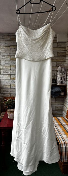 Свтбена рокля закупена от Etsy (Mon Cheri vintage uk 12/us 8/eu 40