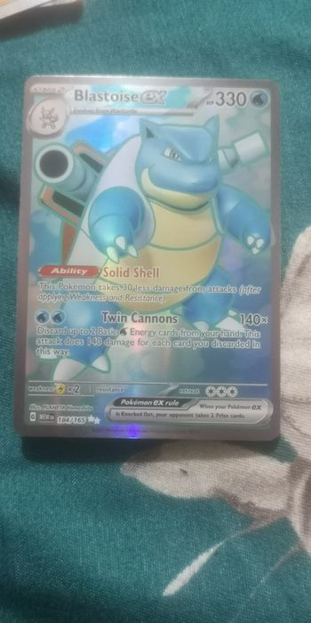 Blastoise ex 184/165 NM – SIR Full Art – Pokemon Scarlet & Violet 151