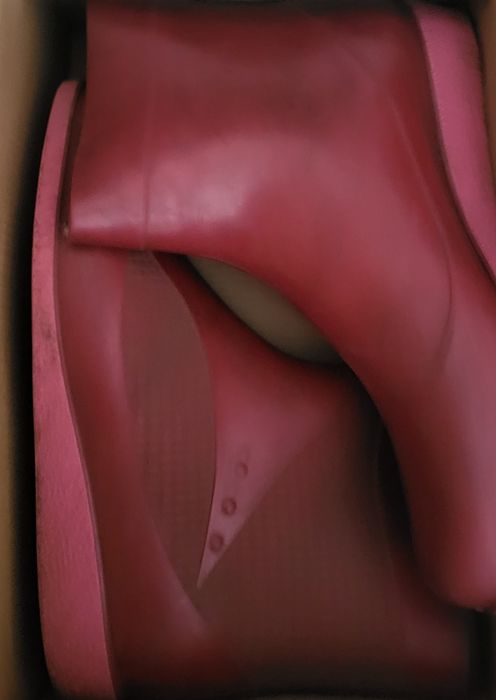 Резиновые полусапожки