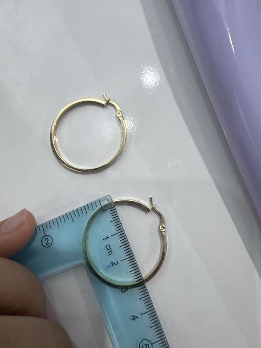 Золото картие серьги